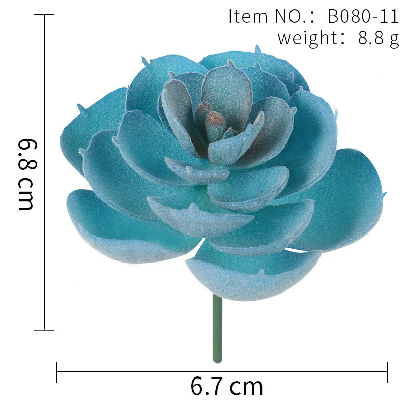 plantes succulentes artificielles décoratives modernes feuilles colorées intérieur extérieur exposé bricolage accessoire jardin réaliste