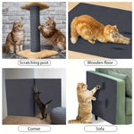 tapis auto adhésif chat gris foncé protection meuble anti griffes chat moderne adjustable