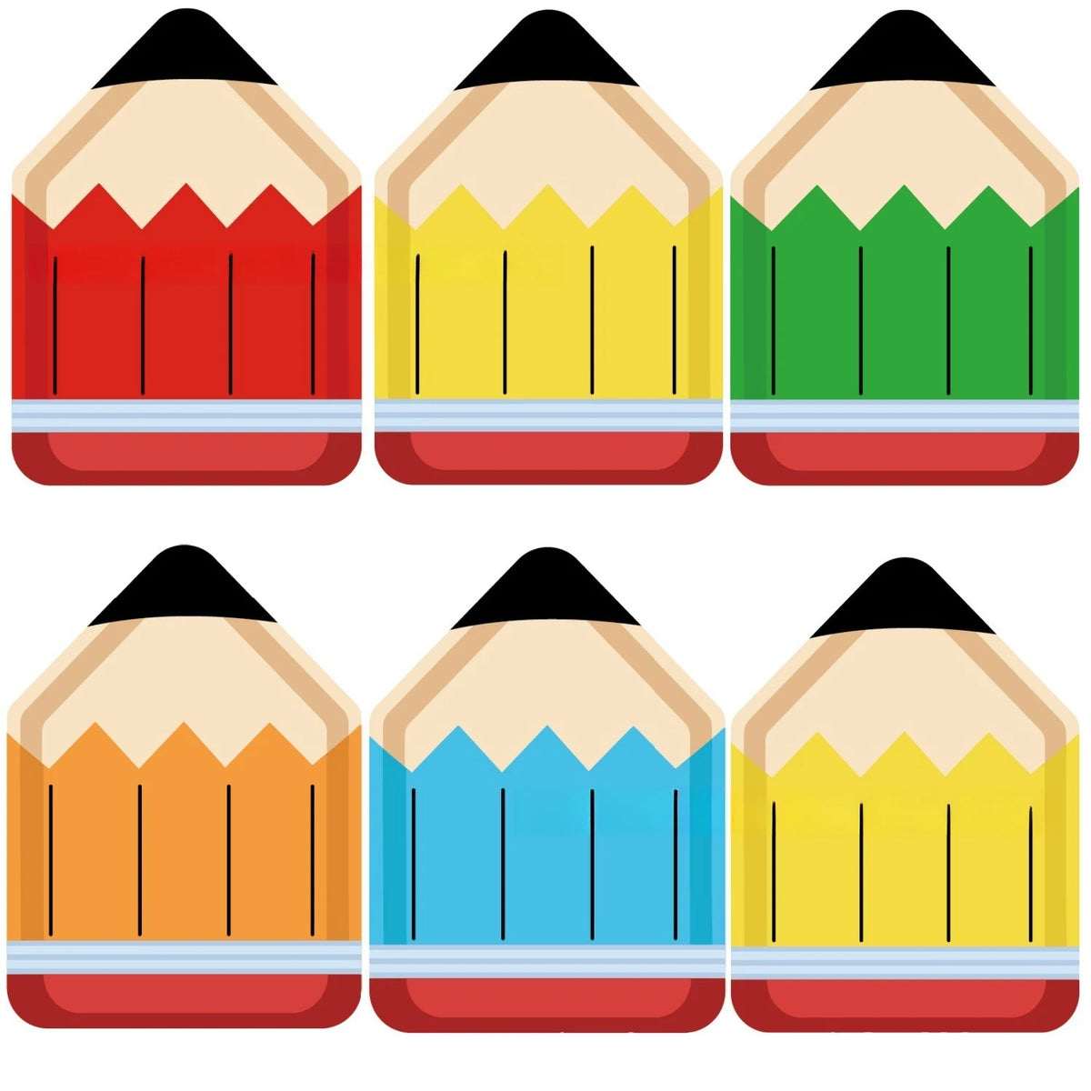assiettes jetables motifs crayons apple couleurs vives anniversaire noel mariage baptême