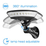 lampe solaire moderne noire détecteur mouvement ip65 led 139mm 159mm
