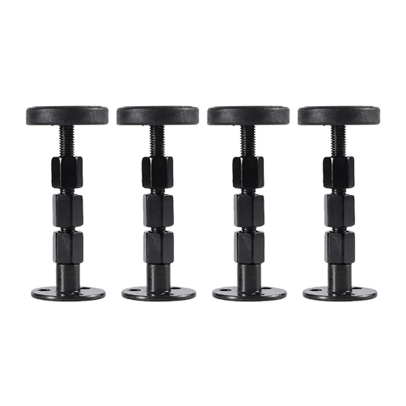 supports muraux ajustables stabilisateurs cadre lit anti secouements vis fixations industriel modernes noir rouges