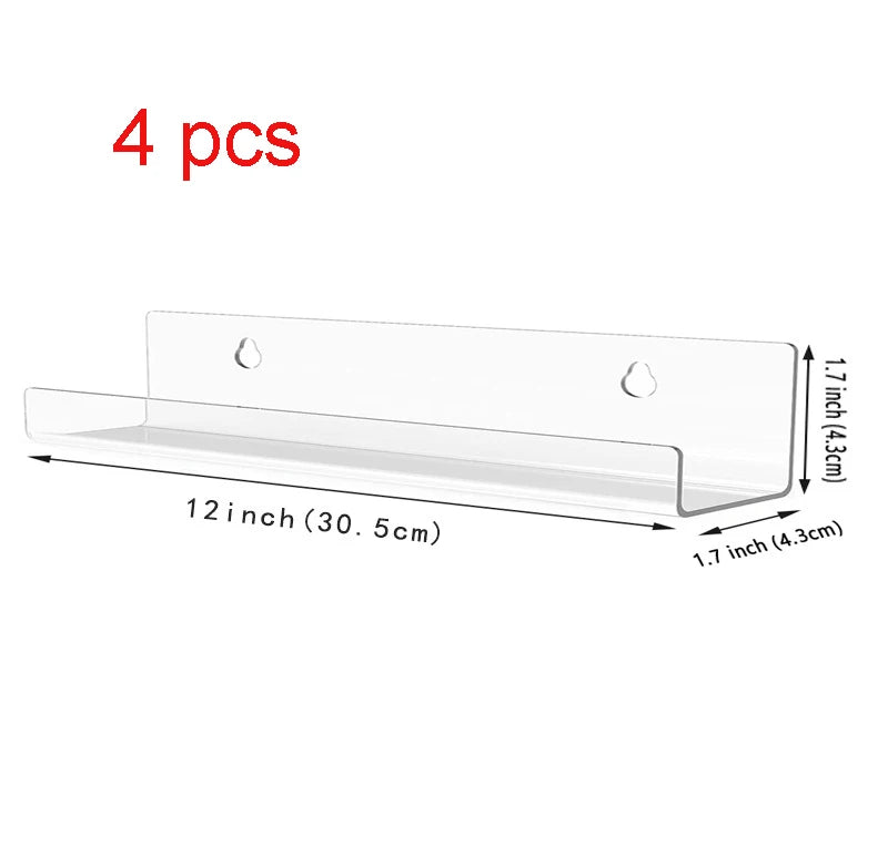 supports murals transparents modernes vinyles 10cm 12pouces vis autocollants