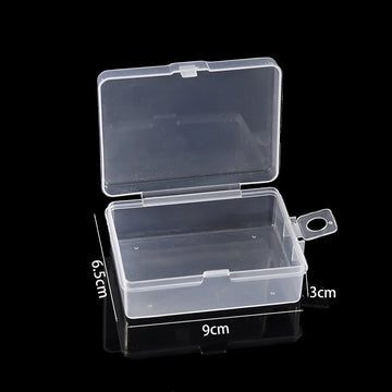boîtes rangement bijoux transparentes compartiments réglables clips fermeture pratique simple