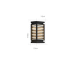 appliques murales led noir contemporaines ip65 extérieures acier inoxydable résistantes hydrofuge