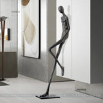 sculptures humaines modernes texture rugueuse noir gris beigeclair abstrait minimalisteDecorationIntérieureSculptureFigurinesHumainesStylisées