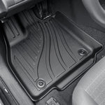 tapis sol voiture noir rayures horizontales moderne tpe avant arrière