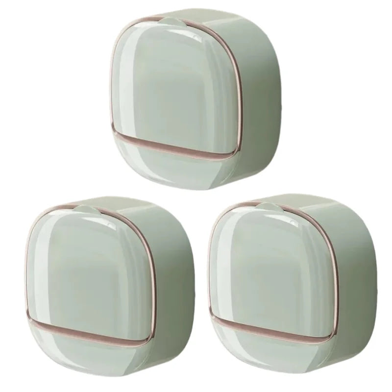 distributeur savon moderne adhésif blanc or rond brillant grille tailles différents savons
