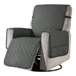 housse fauteuil moderne quilted vert gris beige antidérapante poche sécurité 100 polyestèreversible accueil