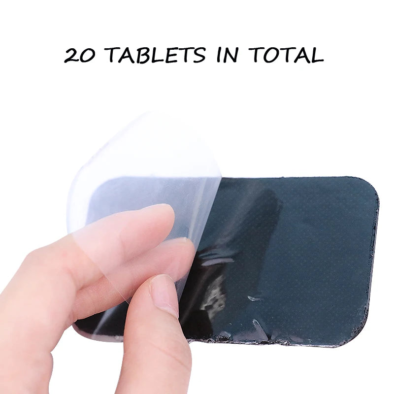 électrodes électrostimulation adhésives blanches 20 pièces thérapie micro perforées rechargeables