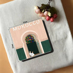 aimants décoratifs multicolores illustrations urbaines artistiques aimants réfrigérateur festive decoration marocaine