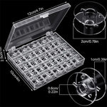 rangements bobines fil coudre boîte acrylique moderne accessoire couture organisation bricolage palette couleurs