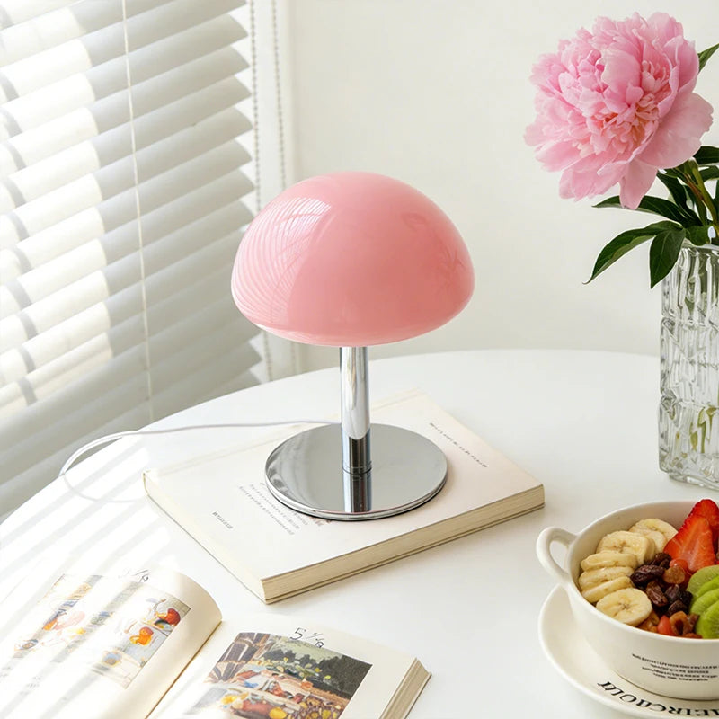 lampe poser moderne jaune blanc contemporain interrupteur tactile verre fer alimentation usb