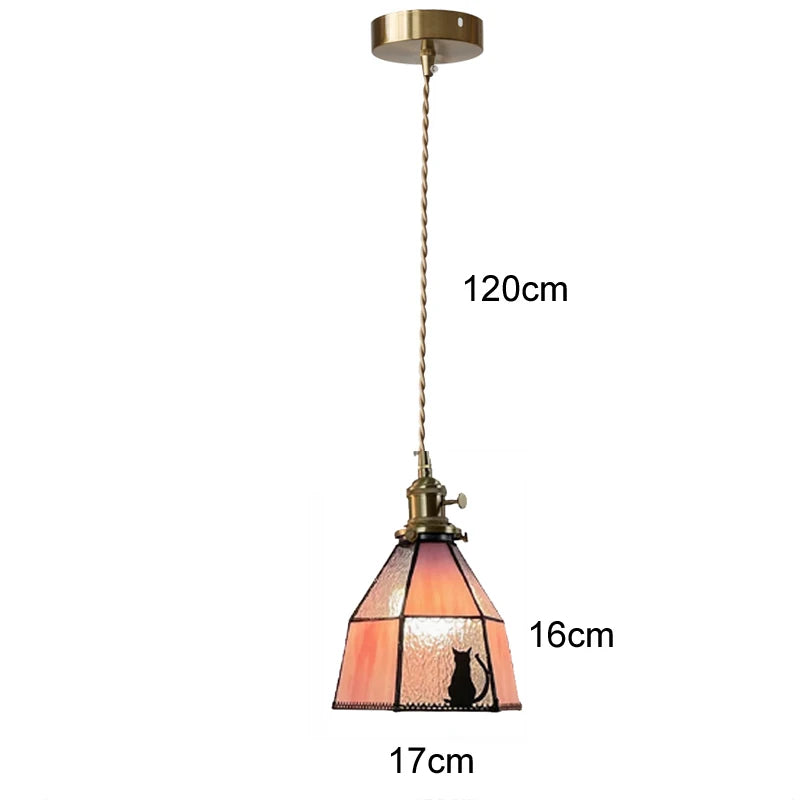 lampe suspendue art déco géométrique salon chambre restaurant éclairage interrupteur chaîne métal