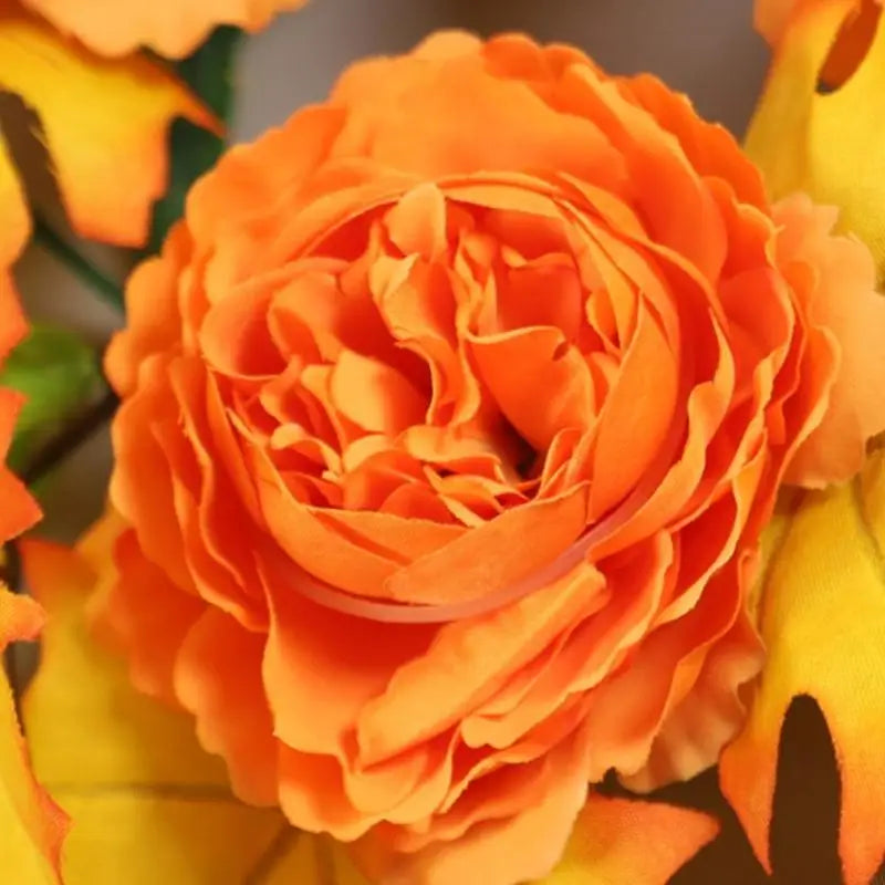 couronnes décoratives automnales fleurs artificielles feuilles rustiques mariage fiançailles