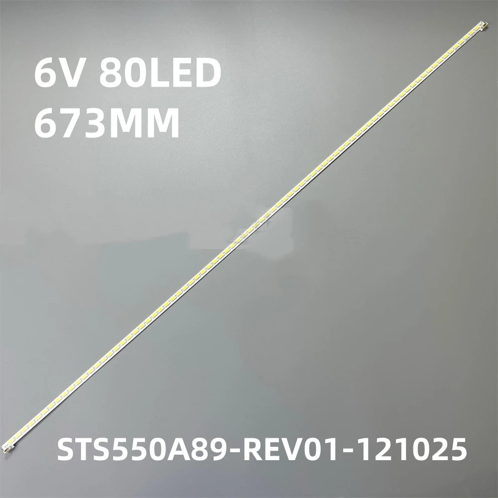 ruban led blanc 673mm adhésif moderne certification sts550a89 rev01 6v connecteur chaque extrémité