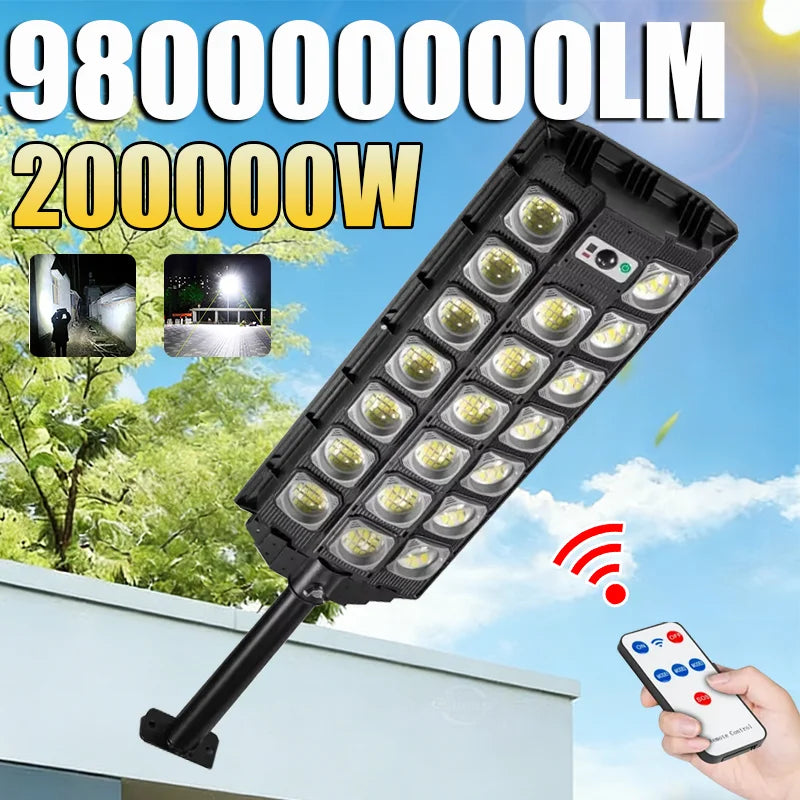 lampe solaire moderne noire radar motion détecteur modes 181mm 738mm
