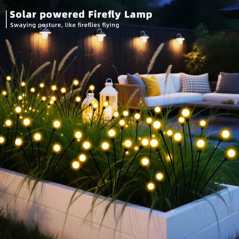 lumière solaire moderne 10led 12led 20led 6led boules lumineuses noir extérieure imperméable patios