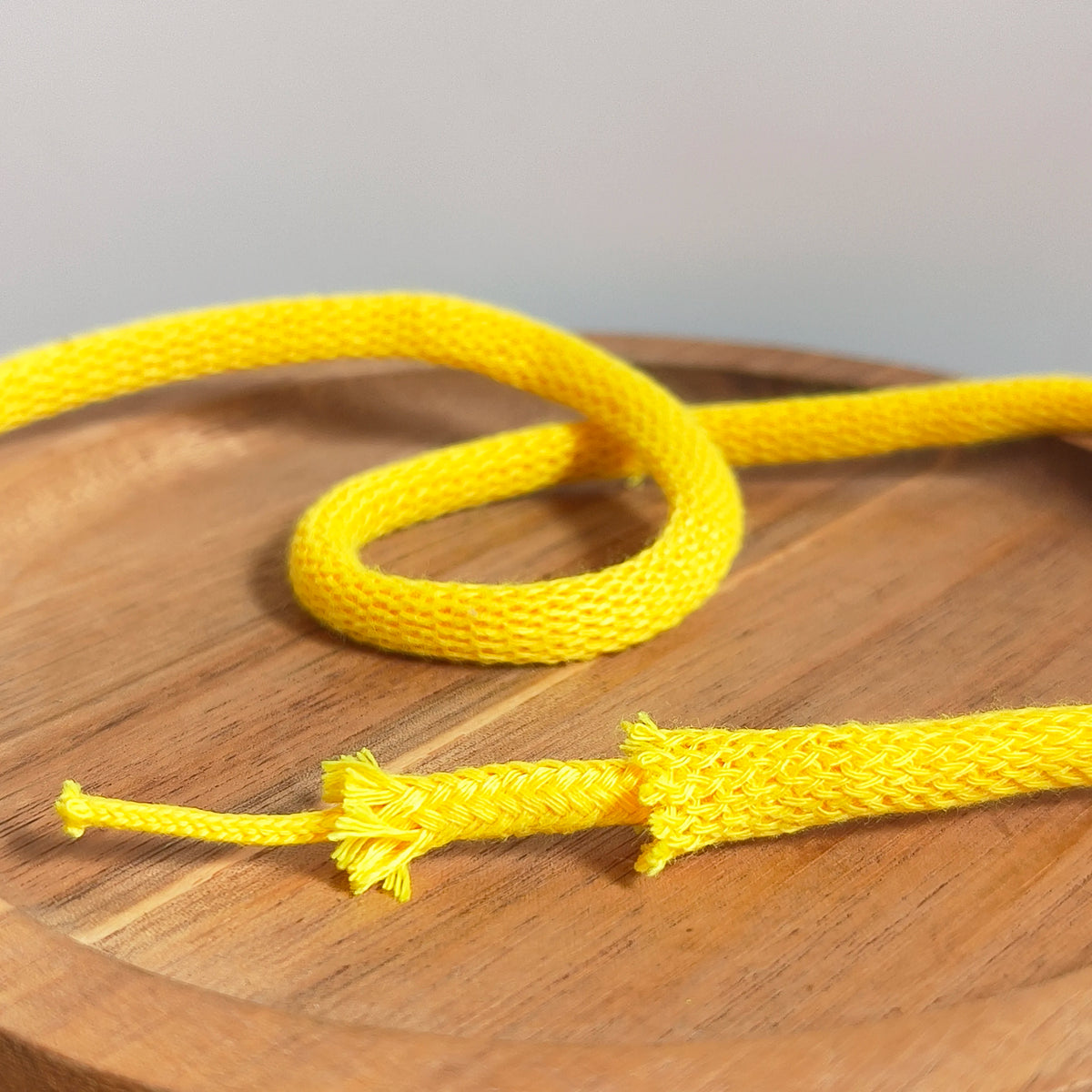 cordons macramé polyester 6mm bleu clair blanc vert rose jaune gris beige créatif artisanal