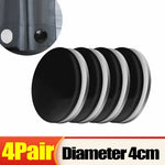 poids magnétiques rideau douche blanc noir ronds lisses adhésifs modernes 10 paires
