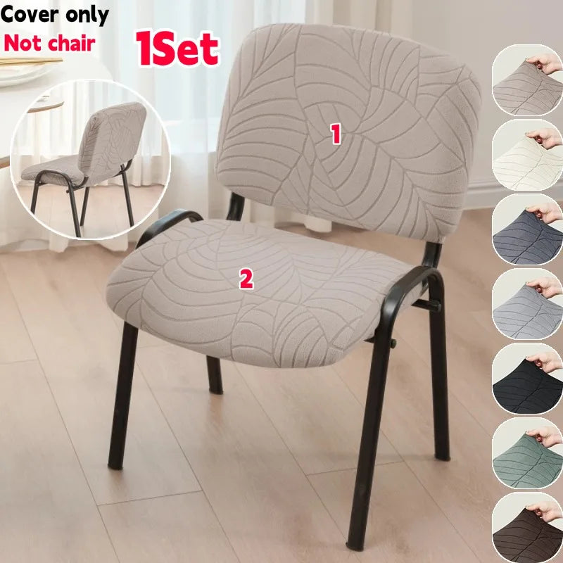 housses chaise polyester jacquard rayures modernes couverture chaise banquet gris clair ajustable protégeant universel
