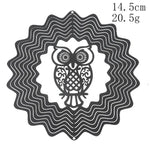 décorations murales métal fée papillon hibou croix arbre vie ornements extérieurs artisanal geometrique