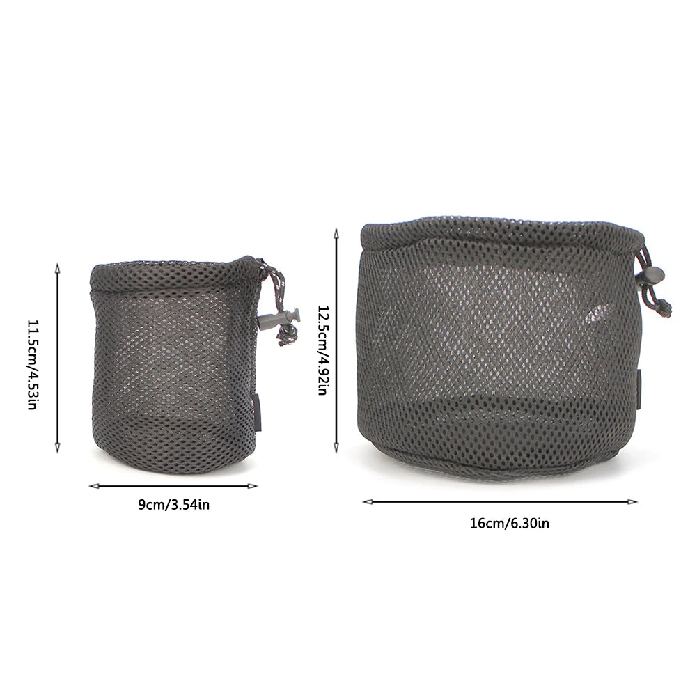 sac rangement bouteille eau noir maille ajustable pratique voyage environnement respectueux multiplications utilisation rechargeable