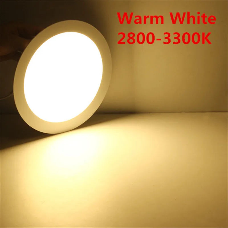 Spot LED moderne 12W 24W 5W blanc 3000K 4000K 6000K clips opacité plastique