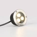 lumière led spot sous terrain ip67 inoxydable moderne 10w 12w argent noir