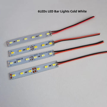 bande led 12v adhésive 6led 12led blanc froid blanc chaud câble gris moderne