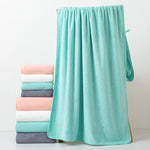 serviettes bain polyester gris rose modernes absorbantes maison salle sport set deux tailles différentes