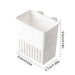porte couverts blanc moderne clips drainage mur cuisine rangement blanc lisse plastique