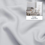 rideau blanc opacique moderne uni polyester chambre salon thermique