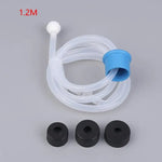 rallonge distributeur savon kit tubes transparents connecteurs blancs bleus joints noirs utilitaire moderne cuisine