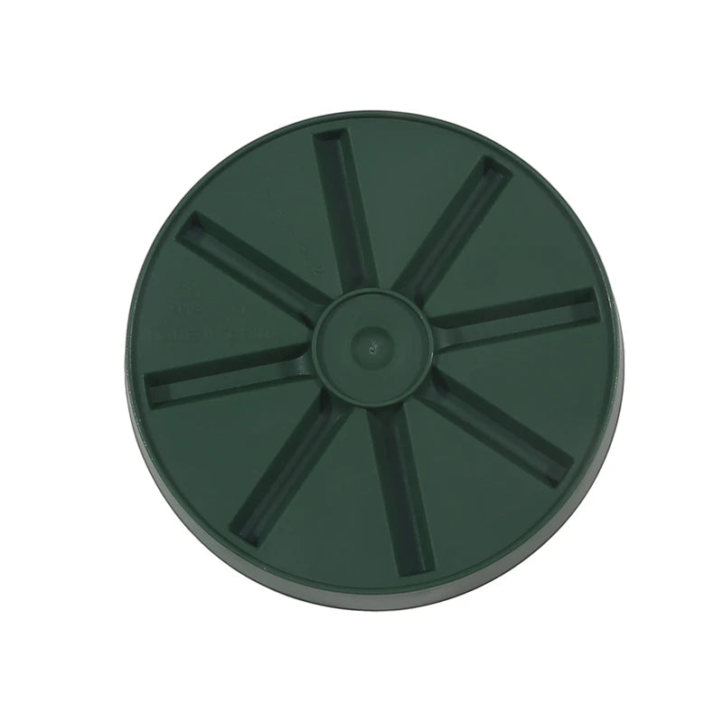 grille tailles plateforme pots fleurs rayures radiales moderne gris vert blanc durable étanche respirant