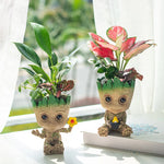 vase decoratif groot personnages marvel pot plante texturé oiseau miniature