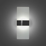 lampe murale moderne led 12w blanc noir or vis fixe chambre salon entrée cuisine