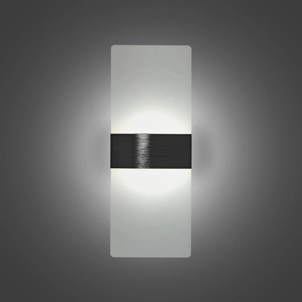 lampe murale moderne led 12w blanc noir or vis fixe chambre salon entrée cuisine