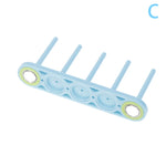 support bobines fil machine coudre bleu clair rondelles colorées pratique moderne