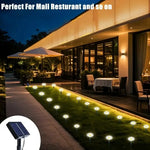 décoration extérieure solaire fleur led moderne blanc jaune ip65 résistante modes