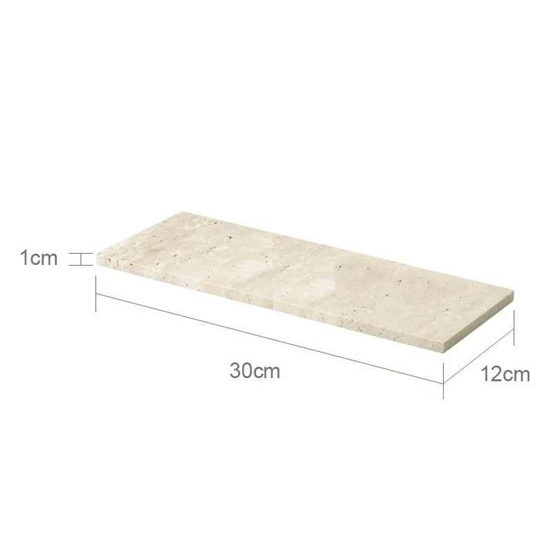ensemble accessoires salle bain travertin beige distributeur savon plateau pot coton diffuseur moderne