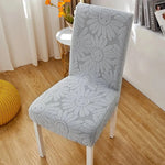 housse chaise rose bleu orange fleurs souriant moderne elasthanne polyester