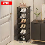 étagère chaussures moderne noir blanc matériau métal pp ps