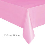serviette table jetable rectangulaire unie mariage anniversaire fête décoration table plastique moderne
