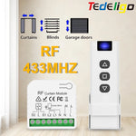 module rideau rf blanc moderne interrupteur mural motorisation rideau commutation télécommande automatique stores roulants