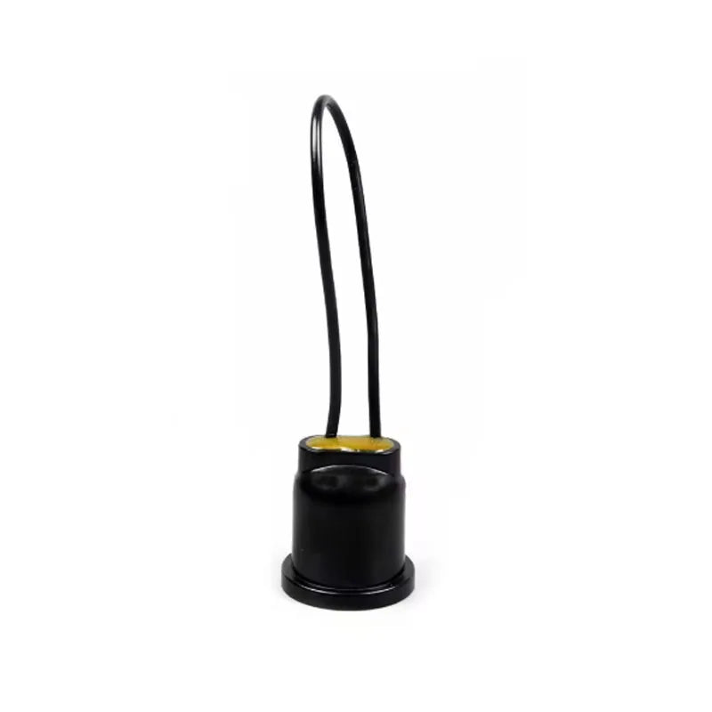 ampoule vis e27 moderne orange noir support filaire certification étanche haute température