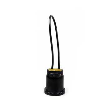 ampoule vis e27 moderne orange noir support filaire certification étanche haute température
