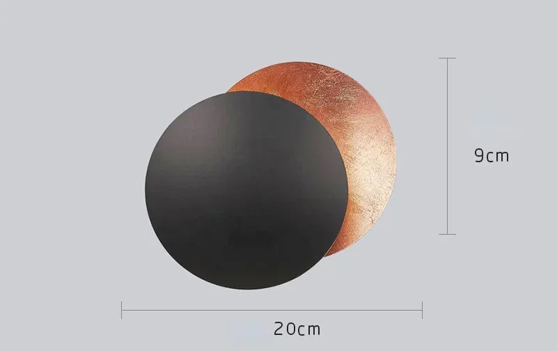 applique murale moderne or texturée éclairage chambre cuisine salon led 2000lm 25cm