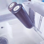 porte savon moderne adhésif blanc unique rangement cuisine acier inoxydable réutilisable fixe multifonction