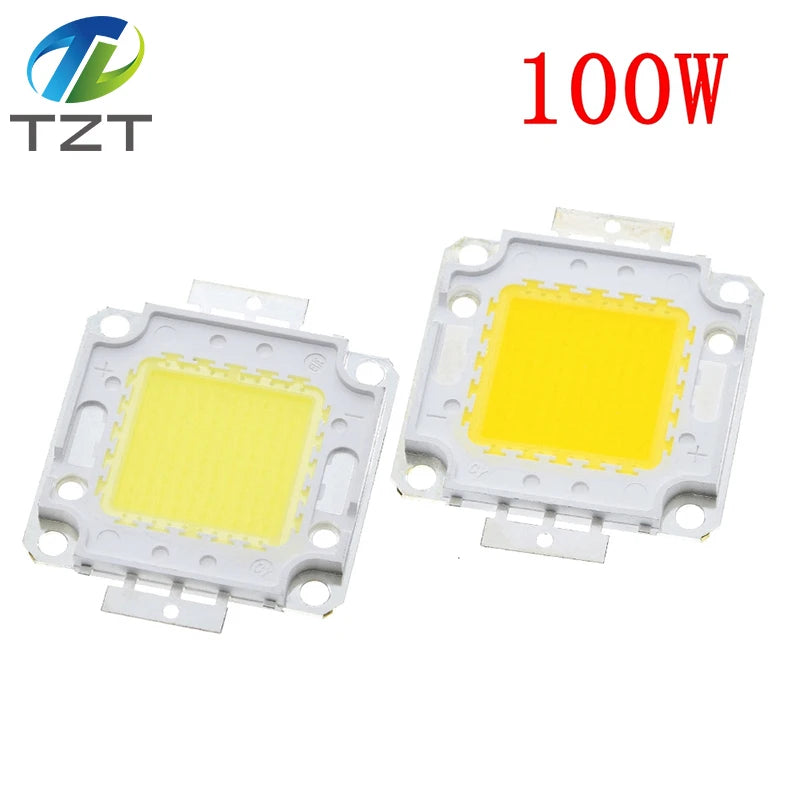 ampoule led 10w 20w 30w 50w 100w blanc chaud blanc carré moderne clips fixations