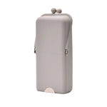 étui pinceaux cosmétiques réutilisable moderne rose gris bleu vert violet polyester opaque